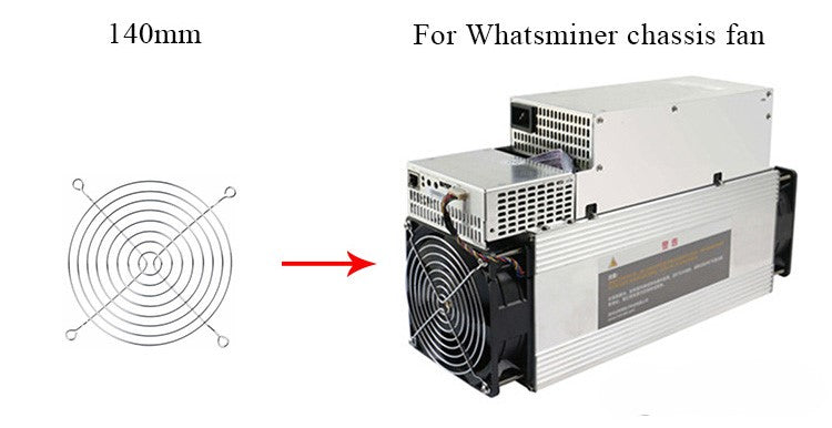 Fan protection net for Asic miner ( Black )