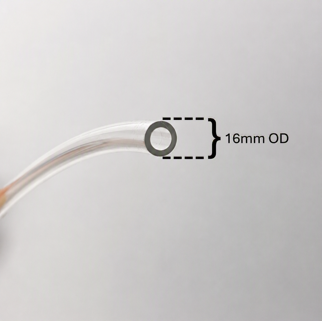 Hard transparent PVC pipe for hydro miner 10mm , 12mm, 16mm ( N8 PVC transparent tube )