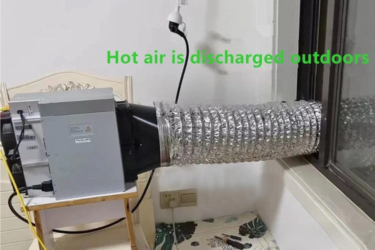 Asic miner shroud 8 inch / 6 inch For S21pro, S21xp, L11 etc ( 140mm fan )