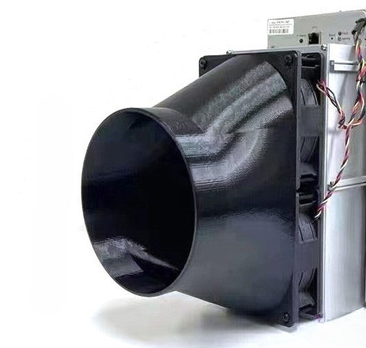 Asic miner shroud 8 inch / 6 inch For S21pro, S21xp, L11 etc ( 140mm fan )
