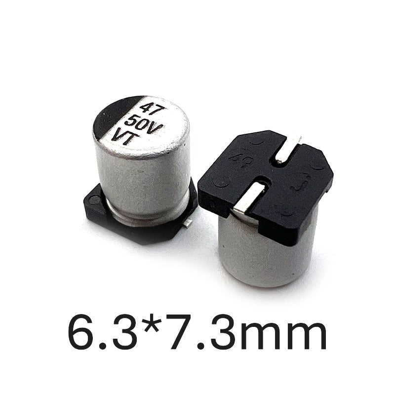 50V 47UF electrolytic SMD capacitor (pack of 2)