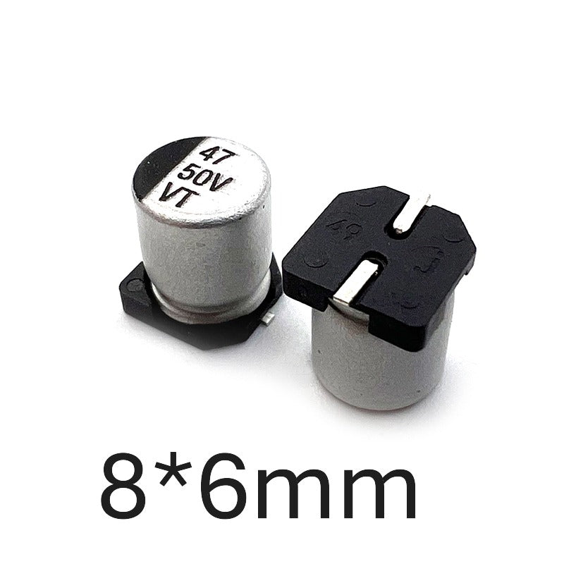 50V 47UF electrolytic SMD capacitor (pack of 2)