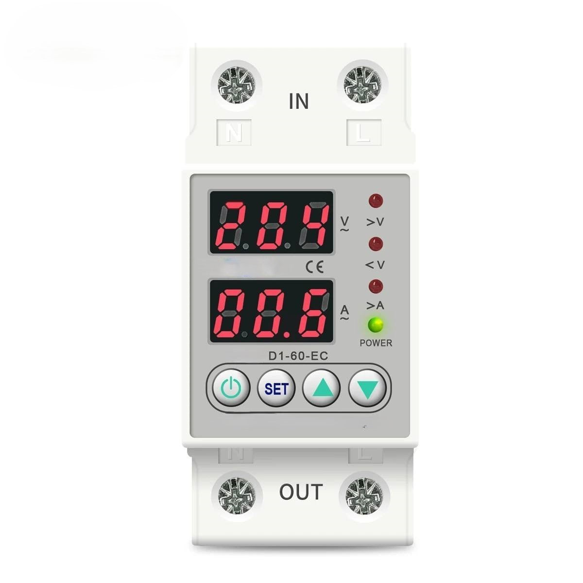 AmiciSmart 63A Single-Phase Voltage Protection Device for ASIC Miners (220V / 13.8kW)