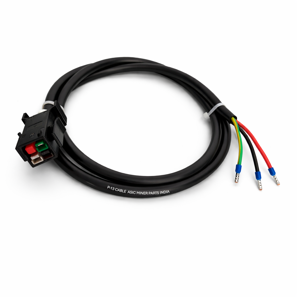 P13 Power Cord 20A for Antminer L9, L11, S21 Series, S19j XP – Heavy-Duty ASIC Miner Power Cable