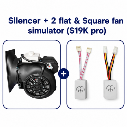 Asic Miner Silencer Kit for Antminer S19, S19k Pro, L7, L9 (Fits All 120mm Miners)