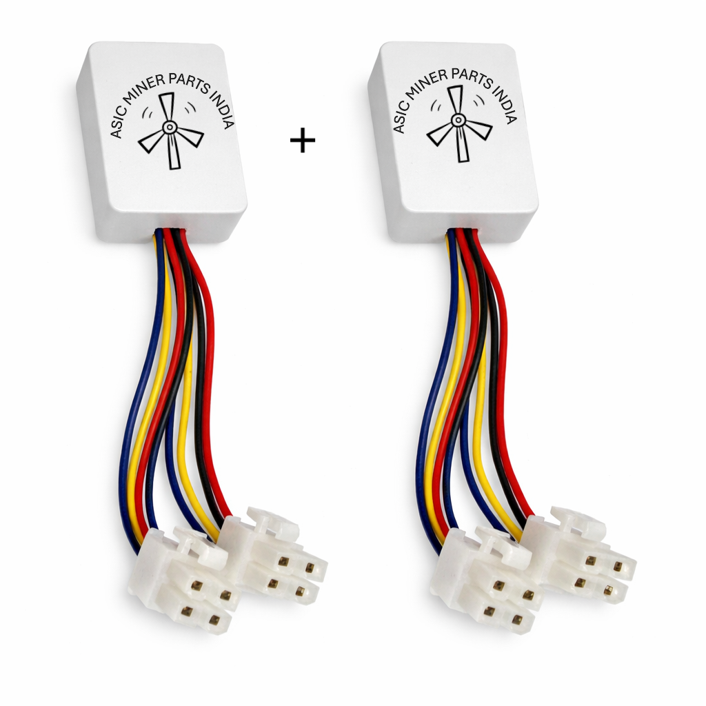 Antminer 4 Pin Square Fan Simulator ( For 4 Fans )