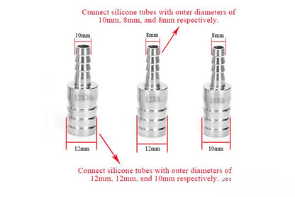 ASIC miner water cooling tube connector Pagoda conversion connector 12x10 , 12x8, 10x8