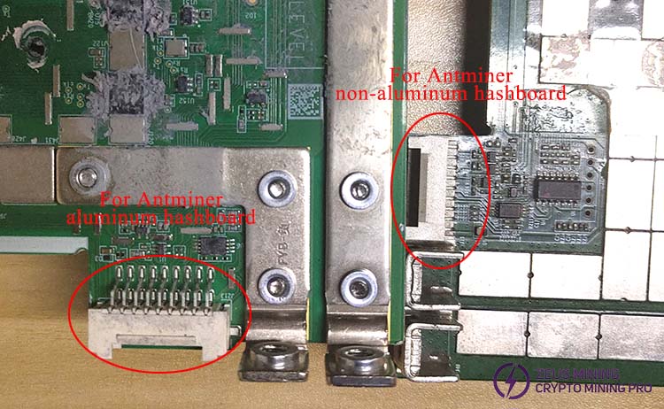 Hash board 18 pin sockets (For aluminum hashboard)