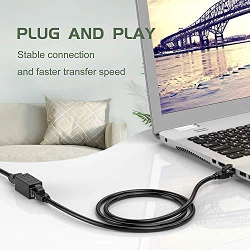 FEDUS RJ45 Ethernet Coupler – LAN Cable Joiner / Inline Connector