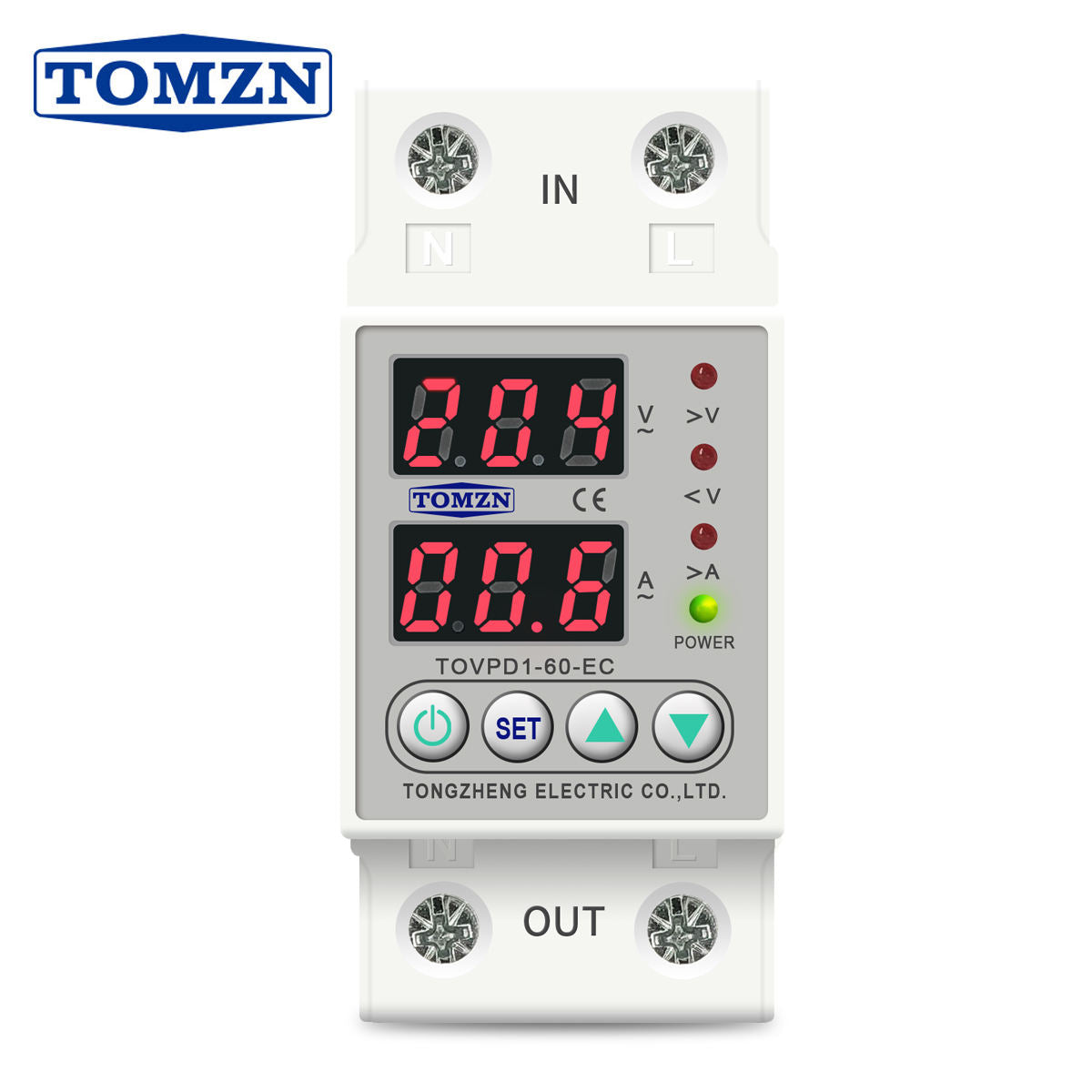 TOMZN Heavy Duty Smart Voltage Protection Relay 63A, 80A for ASIC Miner, Home & Industrial Applications