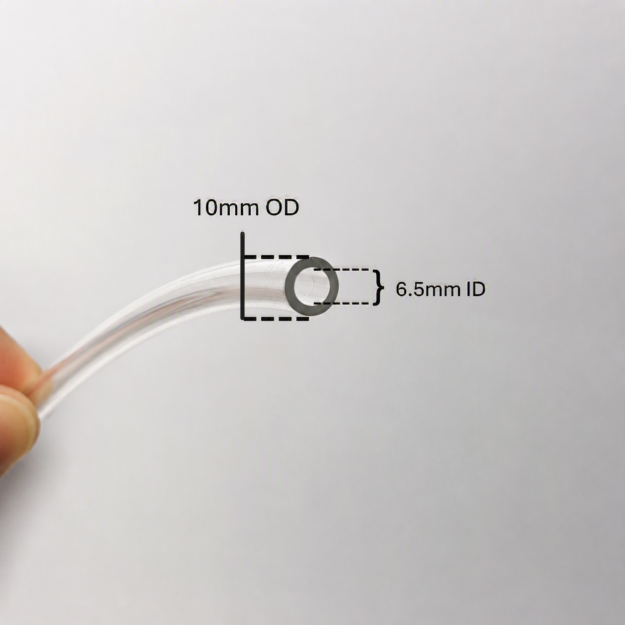 Hard transparent PVC pipe for hydro miner 10mm , 12mm, 16mm ( N8 PVC transparent tube )