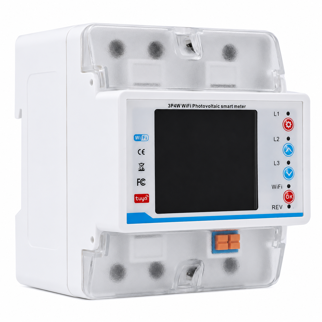 3 Phase 100A WiFi Smart Voltage Protector Relay with Remote ON/OFF, Over Under Voltage, Phase Failure Protection