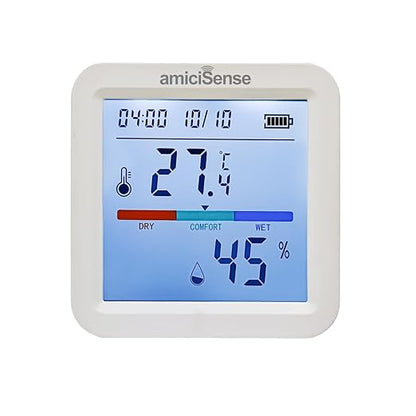 WiFi Temperature Humidity Sensor, Thermometer Hygrometer with Data Export Feature Compatible with SmartLife App